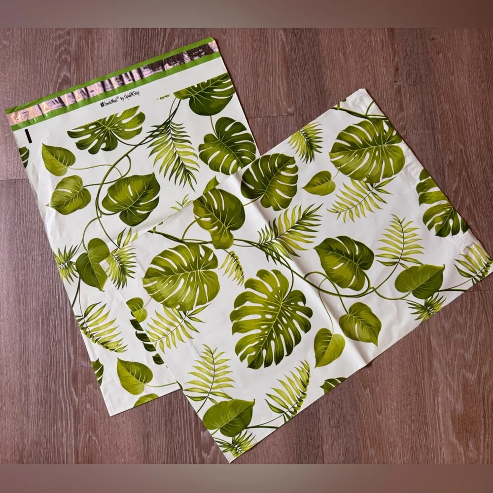 Banana Leaves Polymailers - set of 20